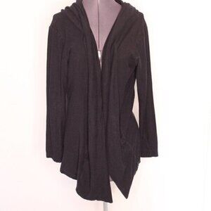 Zipcode jacket black sweatshirt jacket size small